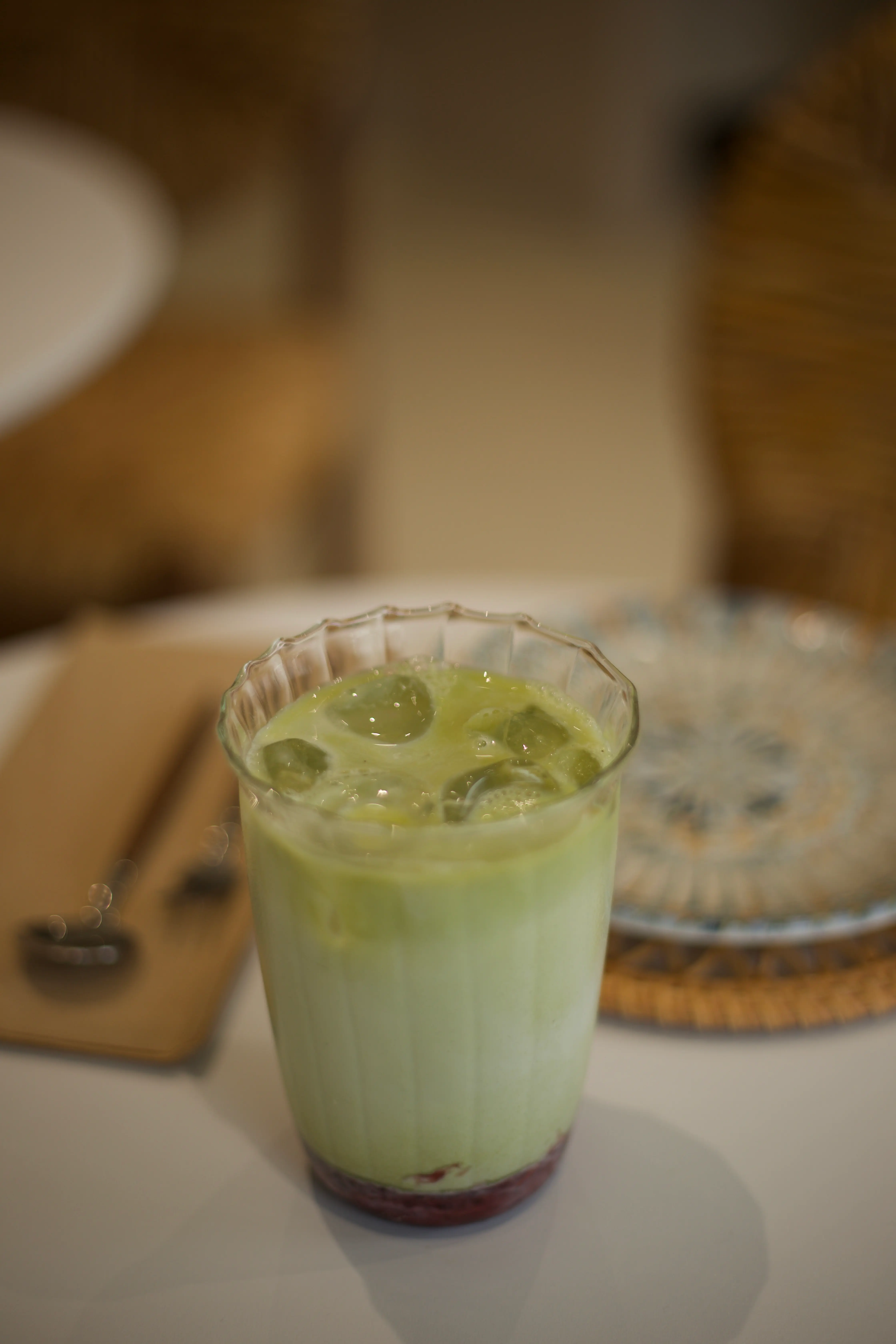 Latte art sur café de spécialité préparé par nos baristas